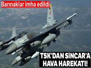 Sincar ve Karacak Dağı'na hava harekatı