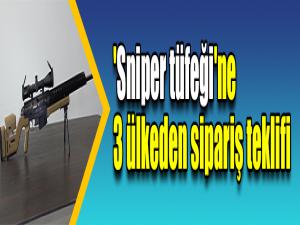 'sniper tüfeği'ne 3 ülkeden sipariş teklifi