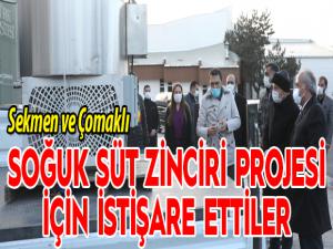 Soğuk süt zinciri projesi için çalışmalar sürüyor