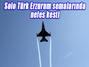 Solo Türk Erzurum semalarında nefes kesti