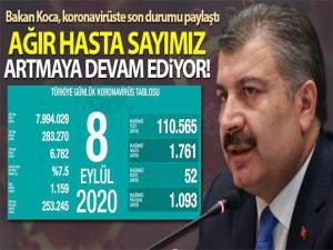 Son 24 saatte korona virüsten 52 kişi hayatını kaybetti