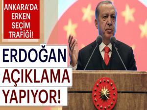 Son Dakika: Cumhurbaşkanı Erdoğan açıkladı! Seçimler 24 Haziran 2018'de