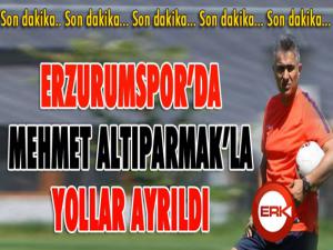 Son dakika... Erzurumspor'da Mehmet Altıparmak dönemi sona erdi...