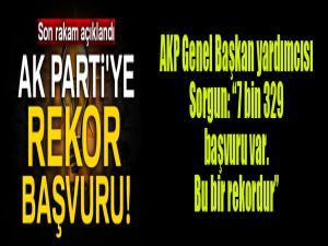 Son rakam açıklandı: AK Parti'ye rekor başvuru!