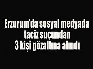 Sosyal medyada cinsel istismar suçundan 3 kişi gözaltına alındı