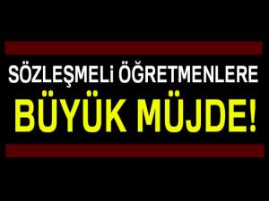 Sözleşmeli öğretmenlere büyük müjde!