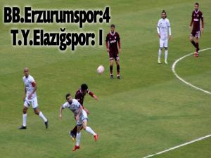 Spor Toto 1. Lig: BB Erzurumspor: 4 - T.Y. Elazığspor: 1