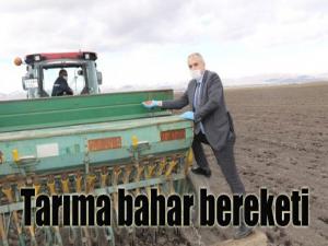 Tarıma bahar bereketi