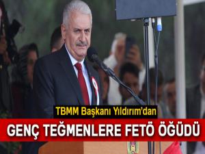 TBMM Başkanı Yıldırımdan genç teğmenlere FETÖ öğüdü