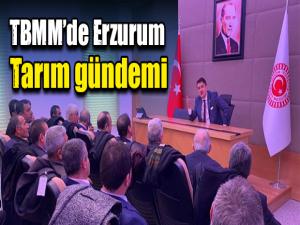 TBMMde Erzurum Tarım gündemi