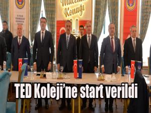 TED Erzurum Koleji temel atma töreni düzenlendi