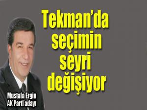 Tekmanda seçimin seyri değişiyor