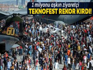 TEKNOFEST'te ziyaretçi sayısı 1 milyonu aştı