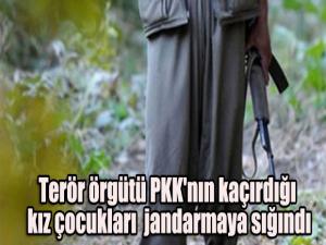 Terör örgütü PKK'nın kaçırdığı kız çocukları jandarmaya sığındı
