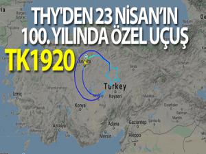 THY'den 23 Nisan'ın 100. yılında özel bir uçuş: TK1920
