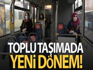 Toplu taşımada yüzde 50 yolcu taşıma sınırlaması kaldırıldı