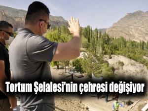 Tortum Şelalesi'nin çehresi değişiyor