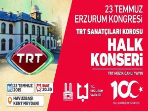 TRT'den 23 Temmuz konseri