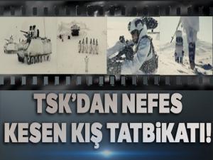 TSK'dan nefes kesen kış tatbikatı