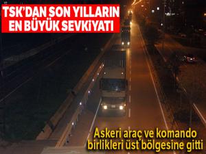 TSK'dan son yılların en büyük sevkiyatı