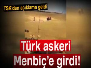 Türk askeri Menbiçe girdi