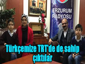 Türkçemize TRTde de sahip çıktılar