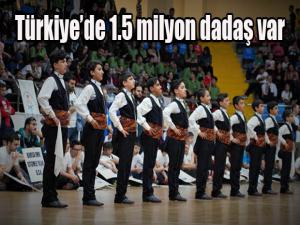 Türkiyede 1.5 milyon dadaş var