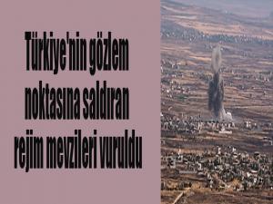Türkiye'nin gözlem noktasına saldıran rejim mevzileri vuruldu