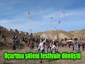 Uçurtma şöleni festivale dönüştü