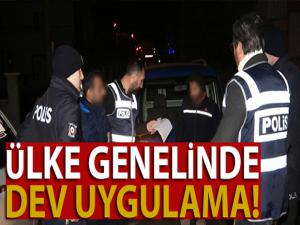 Ülke genelinde 46 bin 127 personelin katılımıyla dev uygulama