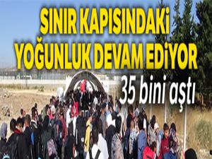 Ülkelerine bayram için giden Suriyelilerin sayısı 35 bini aştı