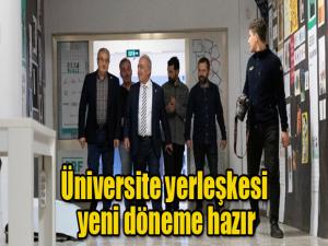 Üniversite yerleşkesi yeni döneme hazır