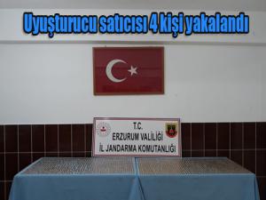 Uyuşturucu satıcısı 4 kişi yakalandı