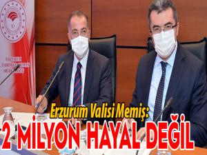 Vali Memiş: 2 milyon küçükbaş hedefi hayal değil