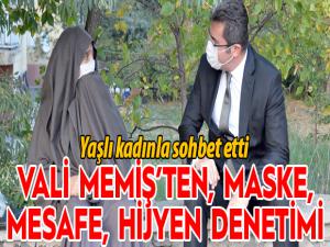 Vali Memişten, maske, mesafe, hijyen denetimi