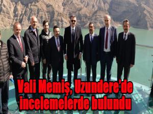 Vali Memiş, Uzunderede incelemelerde bulundu