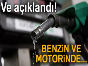 Ve açıklandı! Benzin ve motorinde...