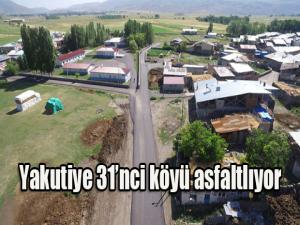 Yakutiye, 31nci köyü asfaltlıyor