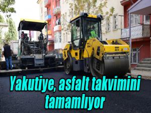 Yakutiye, asfalt takvimini tamamlıyor