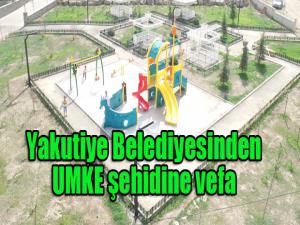 Yakutiye Belediyesinden UMKE şehidine vefa