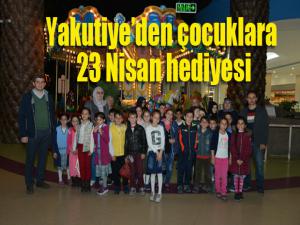 Yakutiye'den çocuklara 23 Nisan hediyesi