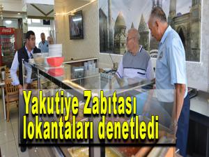 Yakutiye Zabıtası lokantaları denetledi