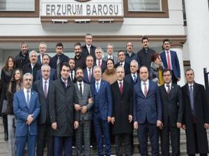 Yargıda Birlik Derneği Erzurum Barosunu ziyaret etti