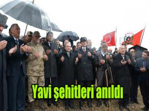 Yavi şehitleri anıldı