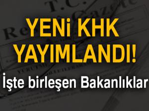 Yeni kanun hükmünde kararname yayımlandı! Hangi Bakanlıklar birleşti?