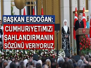 Yeni sisteme geçiş sonrası Başkan Erdoğandan ilk konuşma