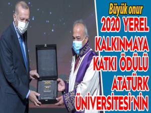 YÖK 2020 Üstün Başarı Ödülü Atatürk Üniversitesinin
