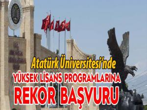 Yüksek lisans programlarına rekor başvuru