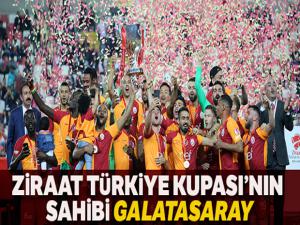 Ziraat Türkiye Kupası'nın sahibi Galatasaray
