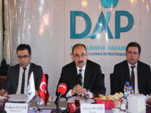 DOĞU ANADOLU PROJESİ KALKINMA İDARESİ BAŞKANLIĞI 2014-2018 YILI EYLEM PLANINI AÇIKLADI